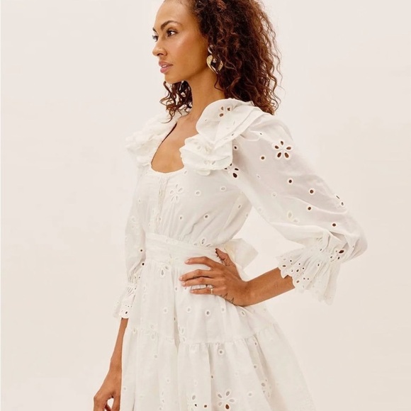 For Love & Lemons Serena Mini Dress (Size Small) - Picture 3 of 6